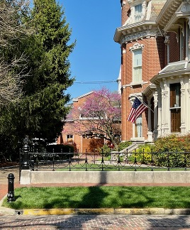 Italianate Victorian + wrought iron railing - Evansville, IN Spring 2022