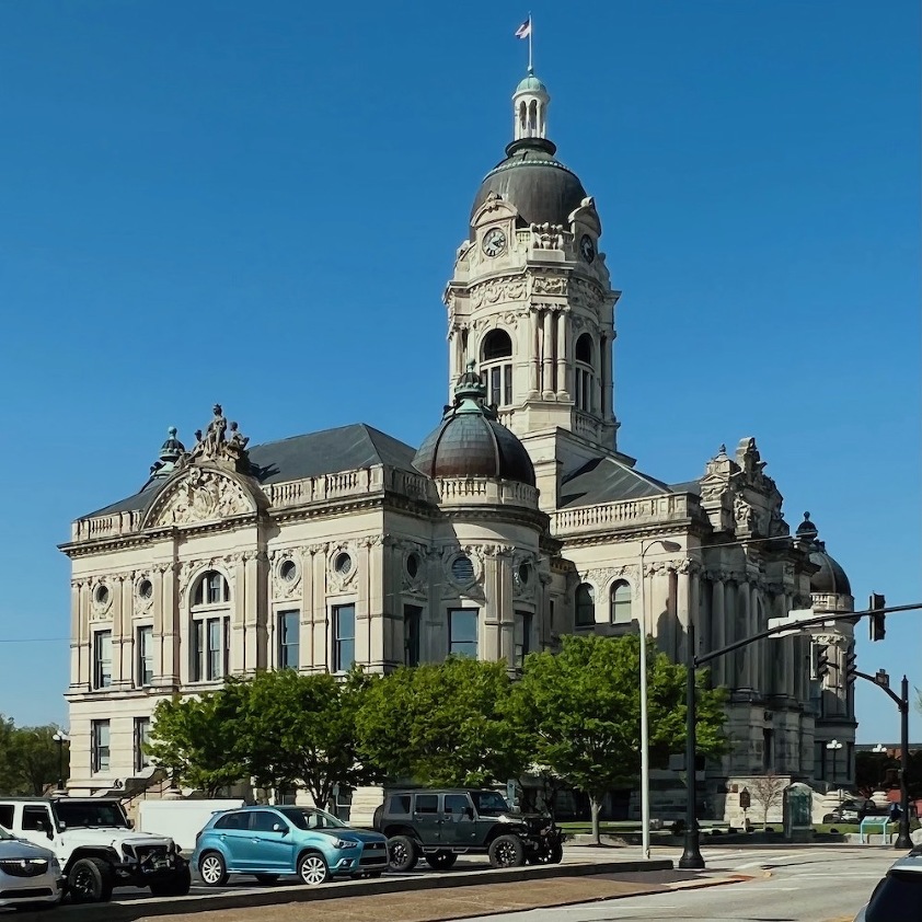 The old county courthouse for Vanderburgh County E