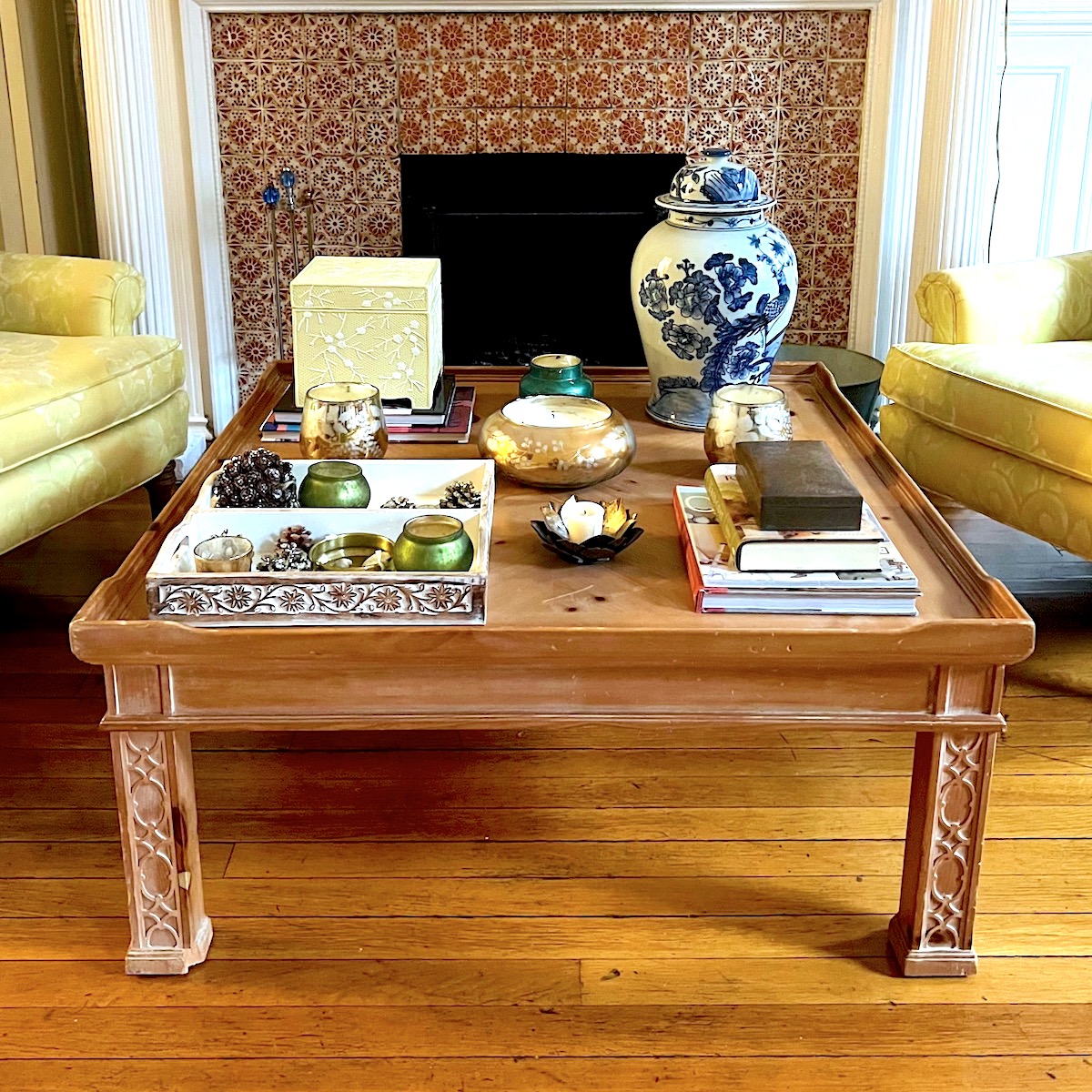 Coffee Table Styling Using What You Already Have - Laurel Home