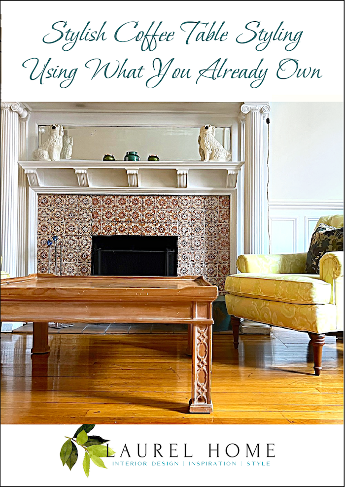 stylish coffee table styling using what you already own