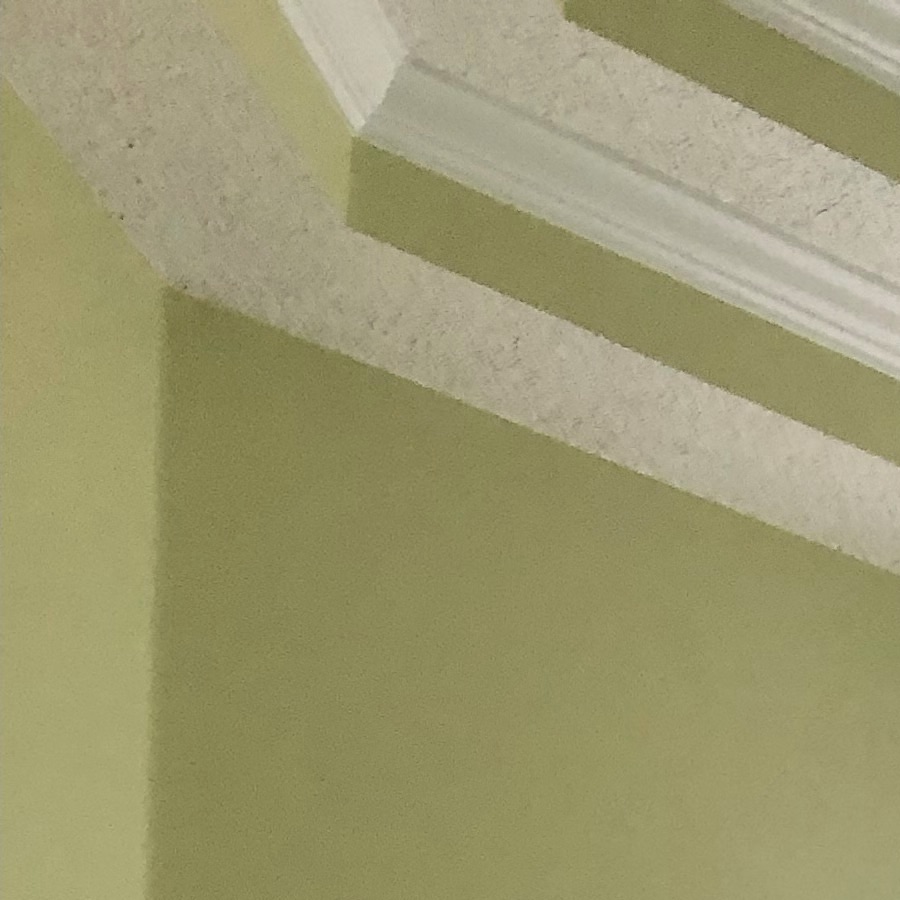 Stucco ceiling - ugly double tray