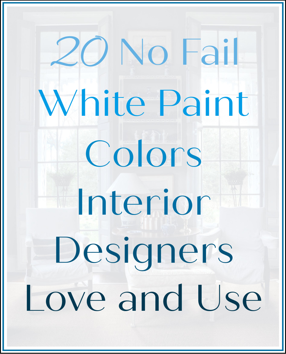 The Only Six White Wall and Trim Colors You'll Need - Laurel Home