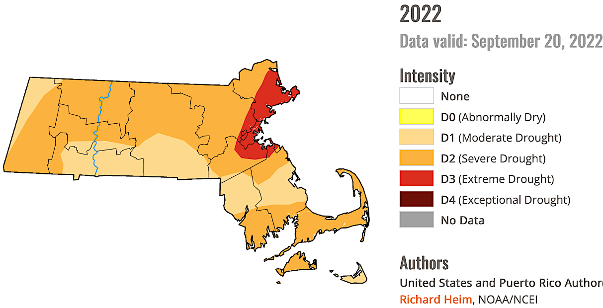 Massachusetts drought 9.20.2022