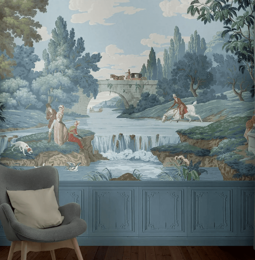 Exquisite and Little-Known Panoramic Wall Murals - Laurel Home