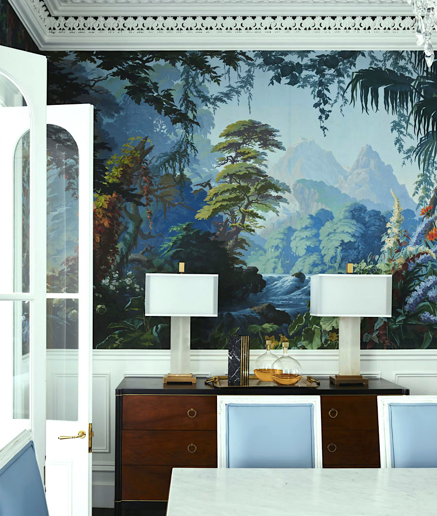 Exquisite and Little-Known Panoramic Wall Murals - Laurel Home