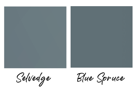 Farrow & Ball 2022 New Colors - Selvedge - Benjamin Moore Equivalent - Blue Spruce