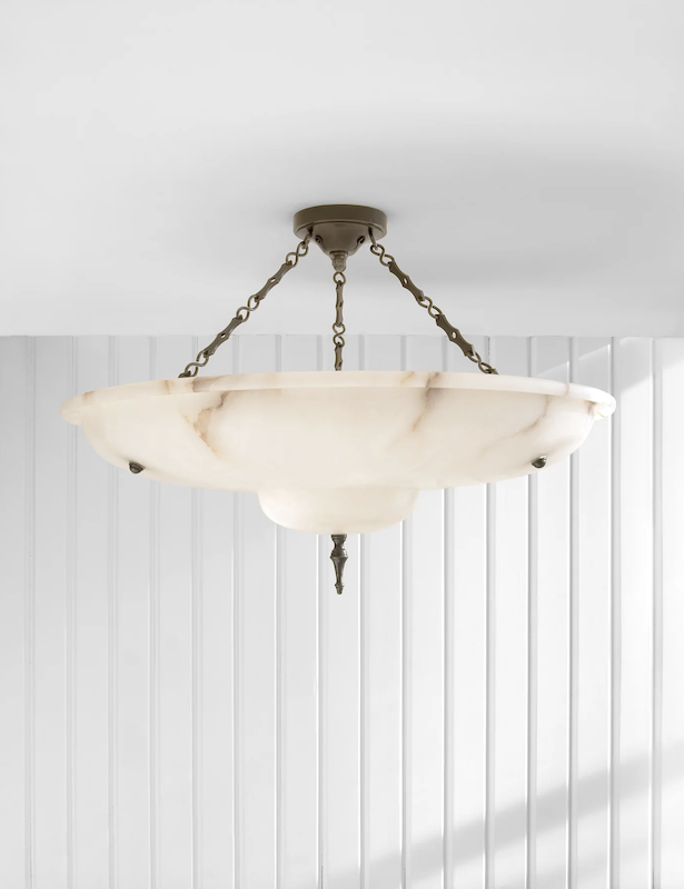 Charles Chandelier Visual Comfort - semi-flush ceiling mount chandelier
