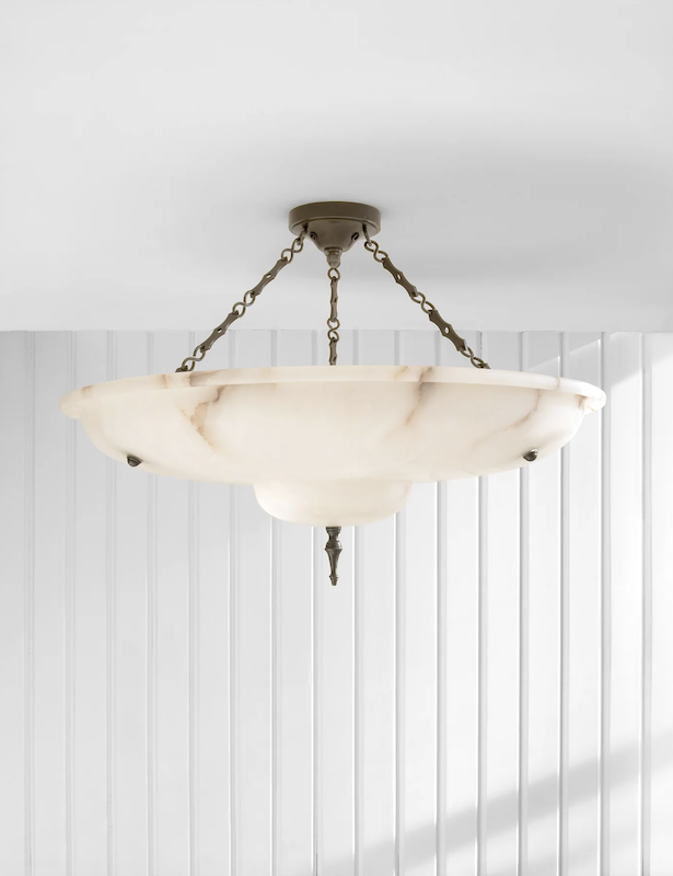 Semi flush deals mount chandelier