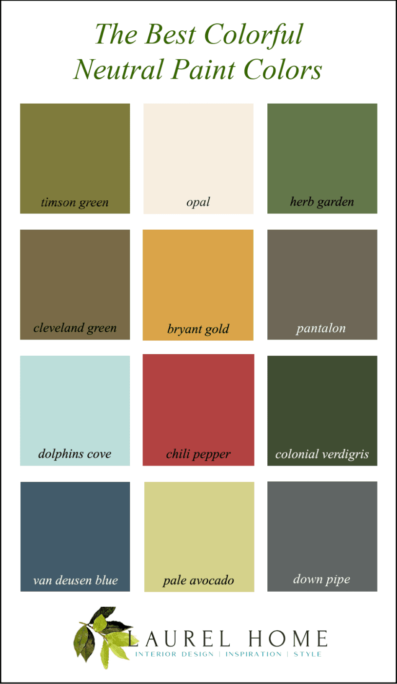 The Best Neutral Paint Colors Full of Color! - Laurel Home