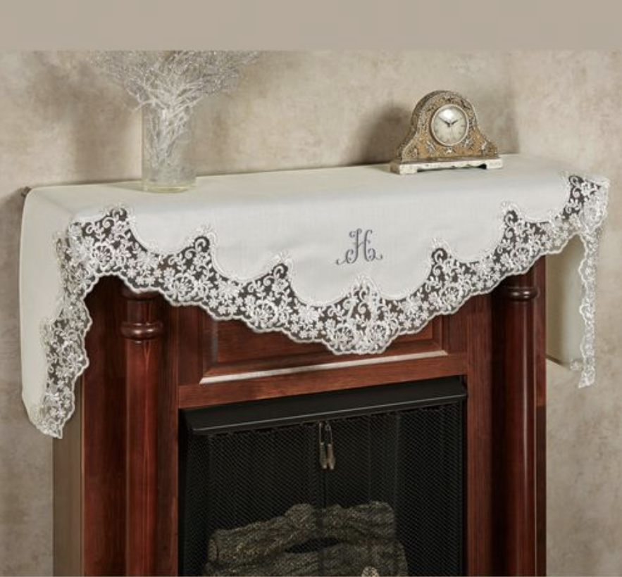 granny decor mistakes - mantel scarf. what is that?