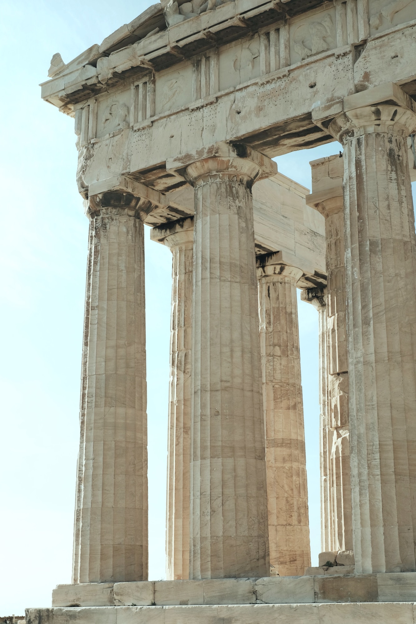 Darryl Low via Unsplash Greek ruins