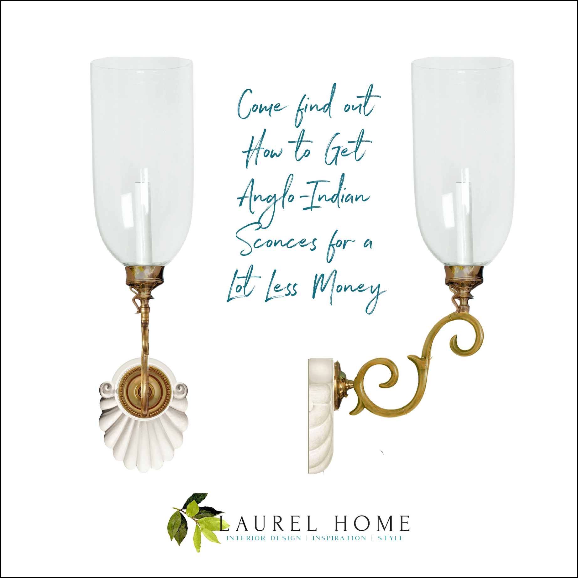 Anglo-Indian Sconces - White Shells - I found an inexpensive way to make this gorgeous high-end lighting