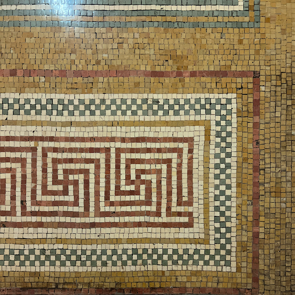 Greek Key Mosaic Mass State House