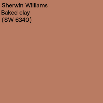 Sherwin-Williams Baked Clay sw6340