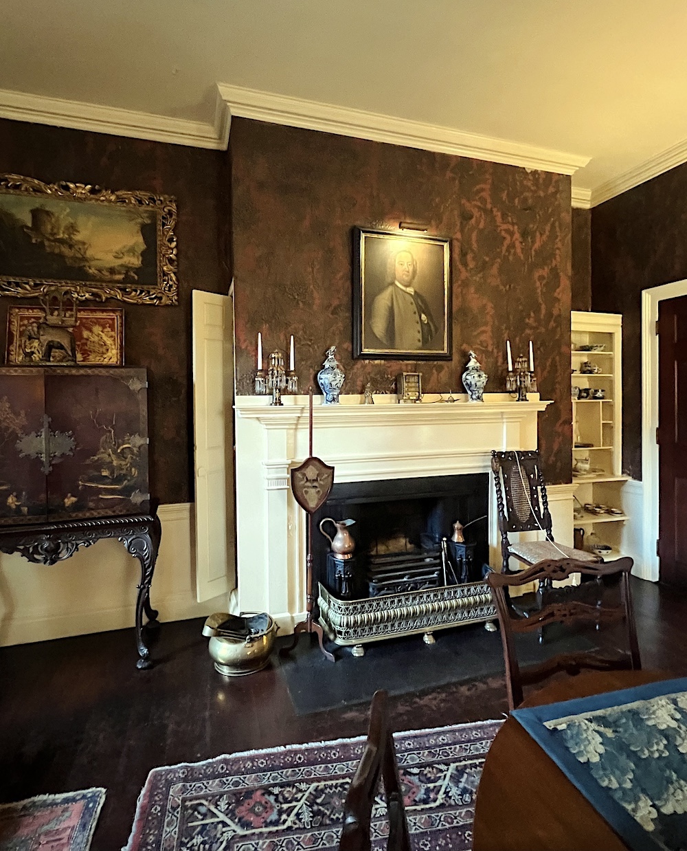 Federal fireplace mantel Nichols House Museum