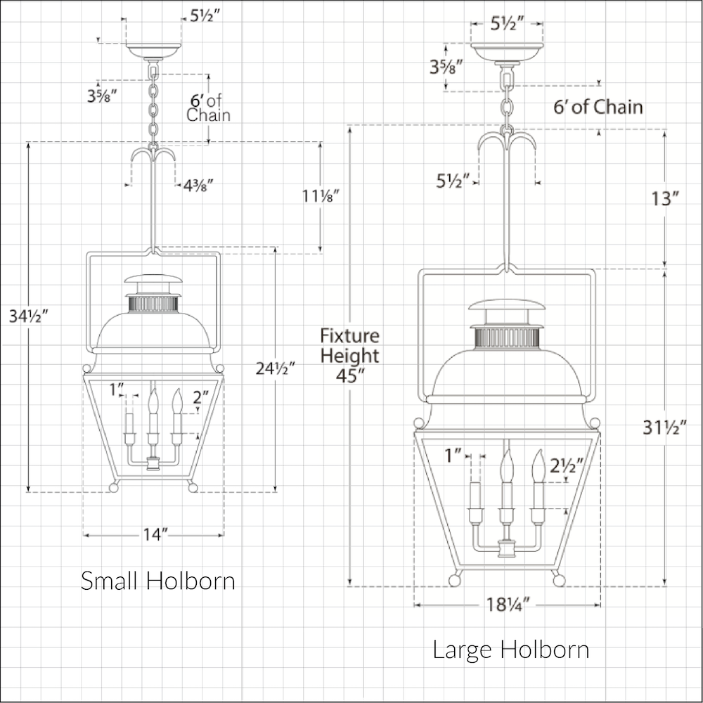 Holborn Lanterns Small & Large