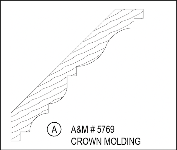 Anderson McQuaid #5769 crown moulding