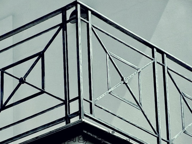 almet wrought iron-x stair railing design copy