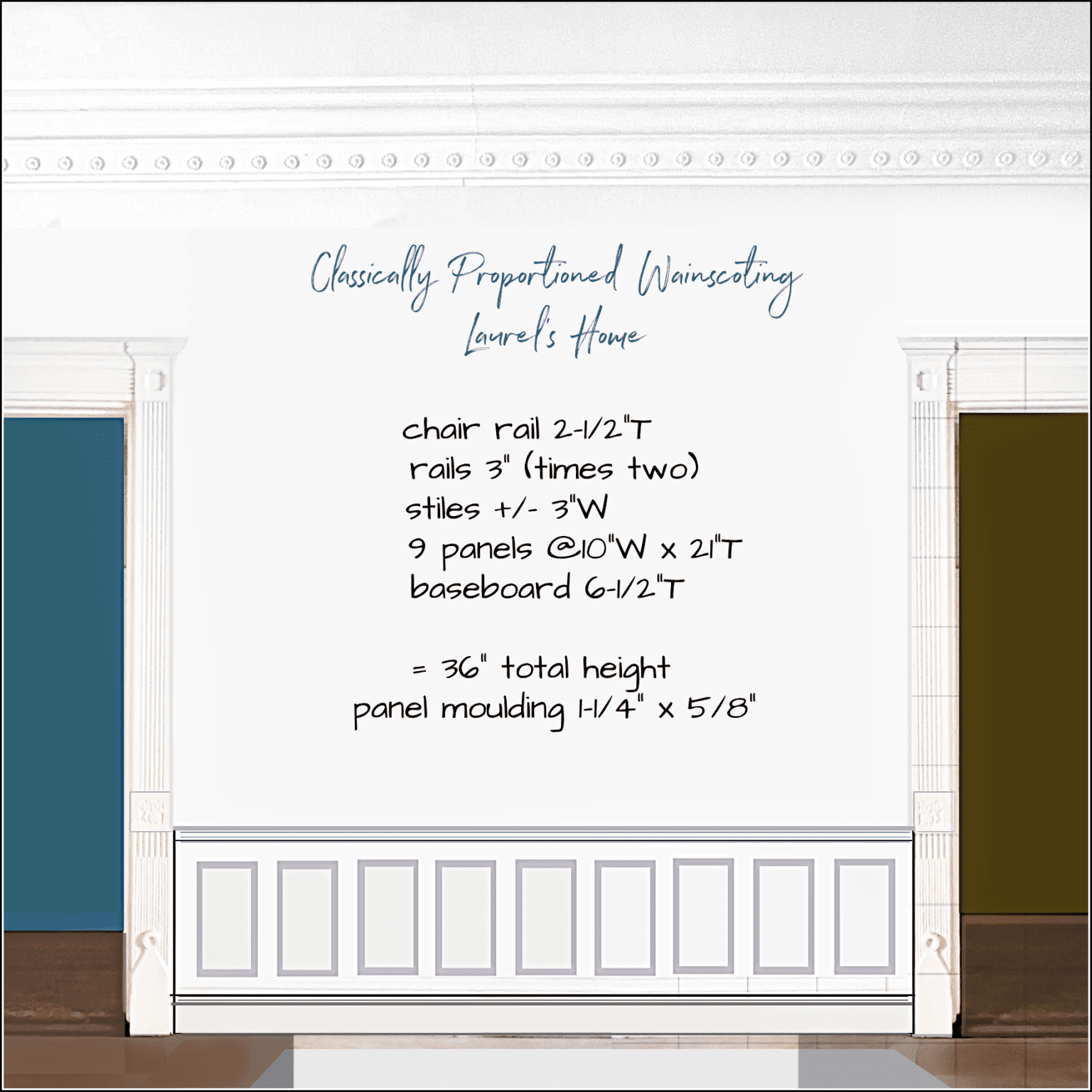 Come See The Plans For My New Living Room Wainscoting Laurel Home   New Wainscoting Design January 2024 1536x1536 