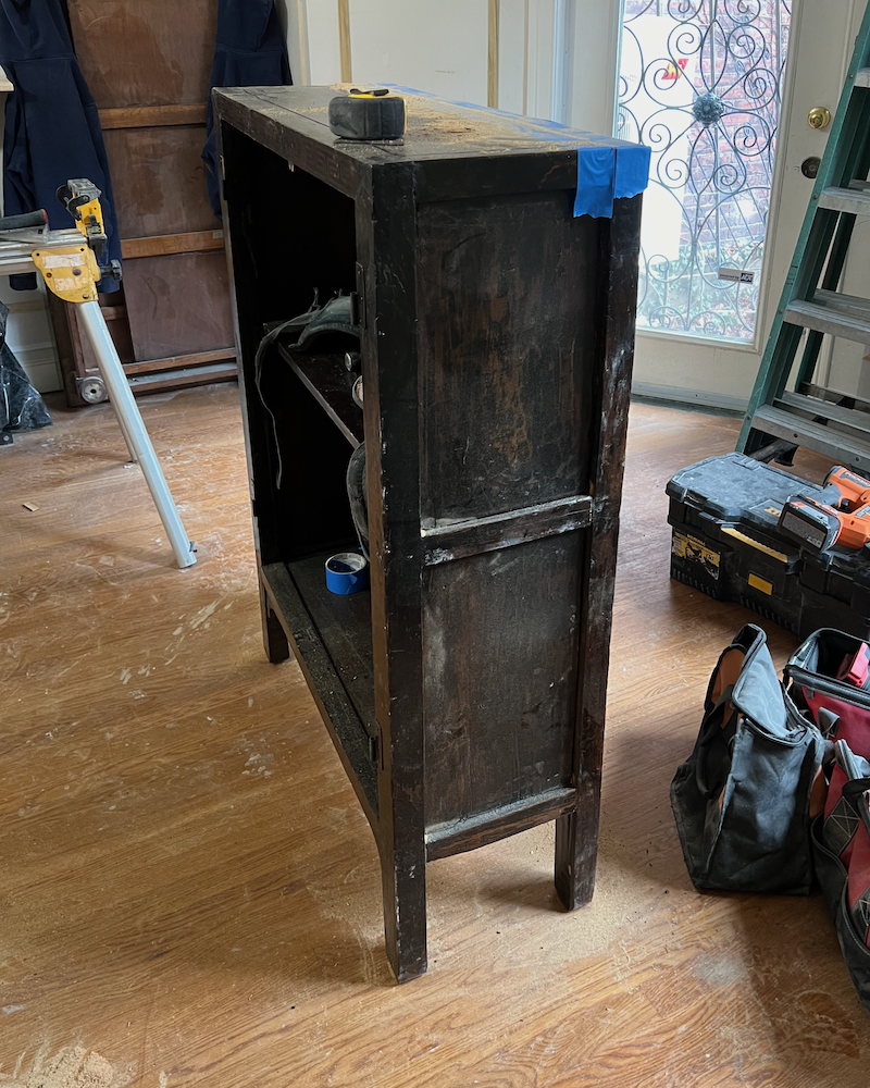 Cabinet recovering from surgery