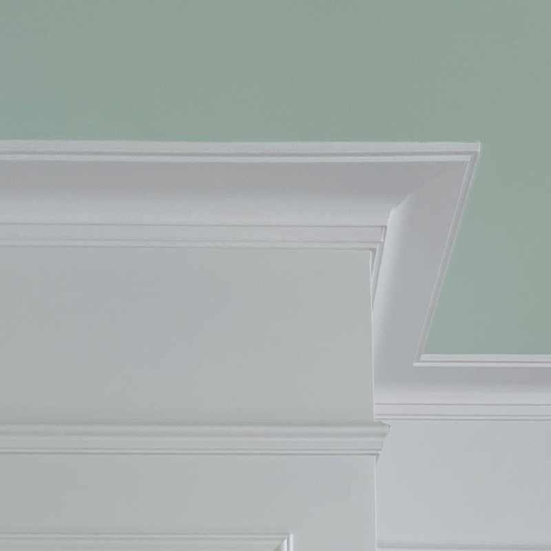 Benjamin Moore White oc-151 - Ceiling 2035-70 Italian Ice Green