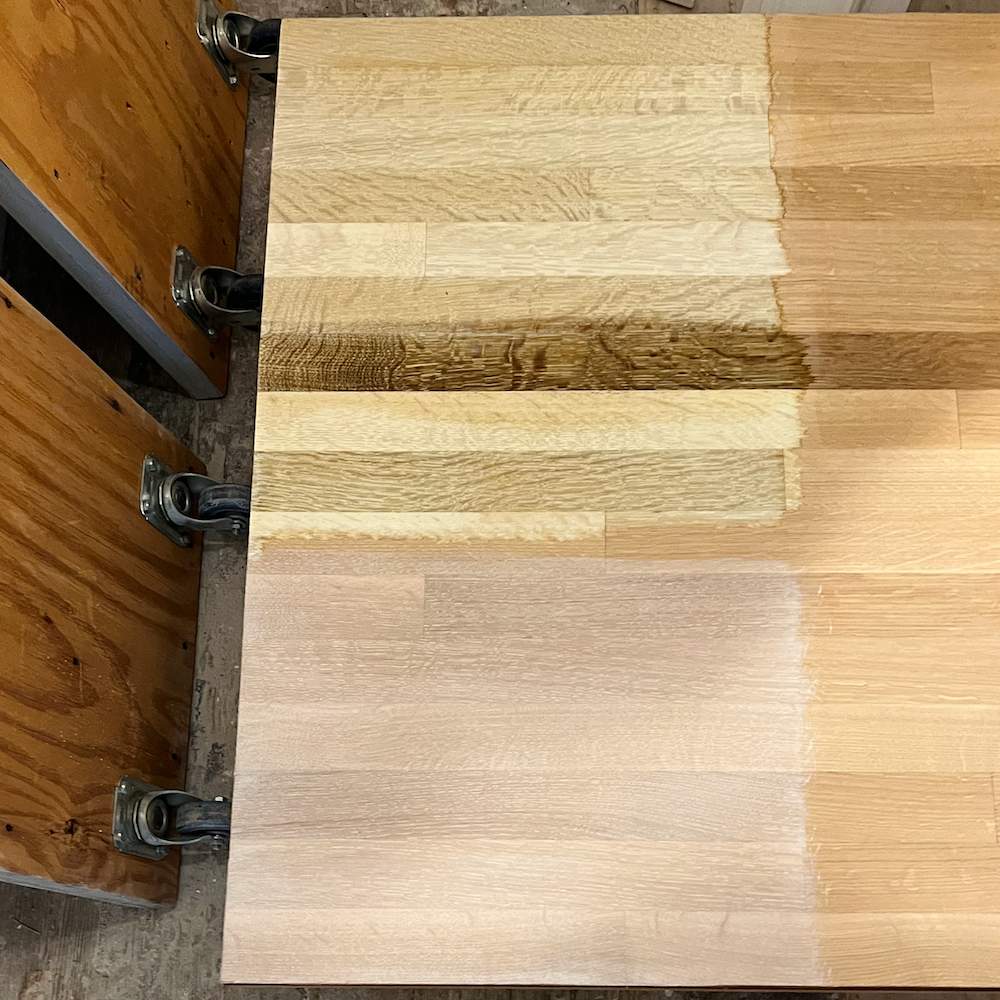 bleached white oak