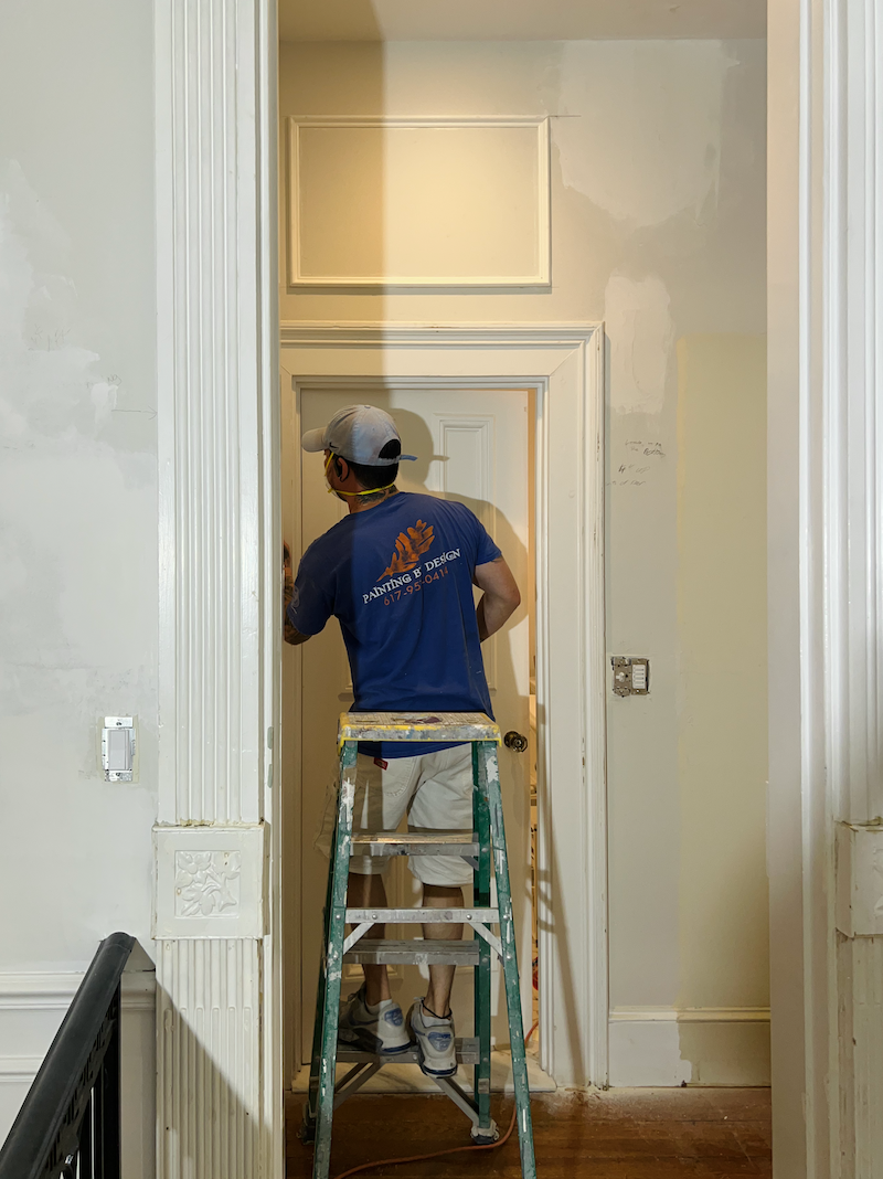 paint prep vestibule July 9, 2024