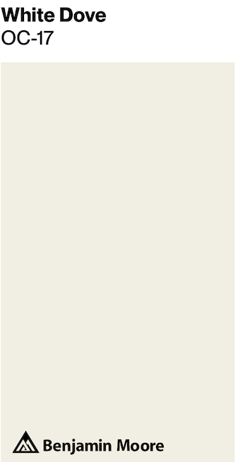 benjamin moore white dove oc-17 2024 - one of my favorite paint colors