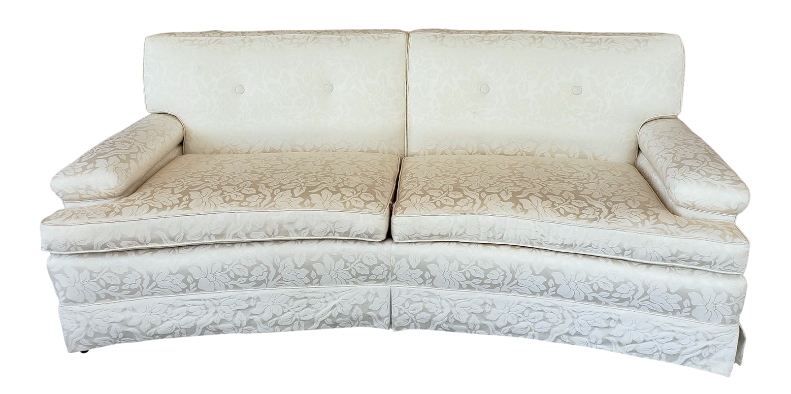 curved-mid-century-hollywood-regency-white-damask-sofa