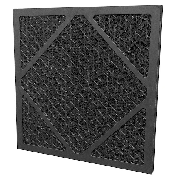 activated carbon filter for an air scrubber