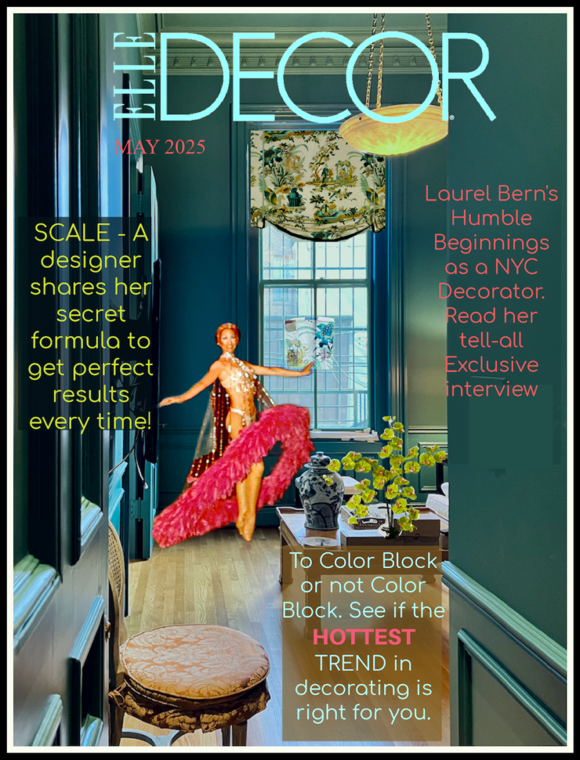 Laurel dancing cover girl Elle Decor