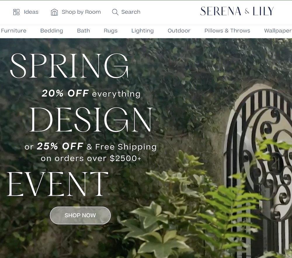 Serena and Lily Spring Design Event