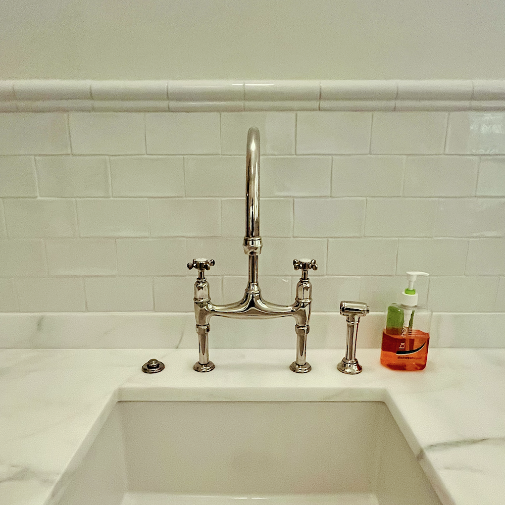 deVOL kitchen faucet by Perrin and Rowe