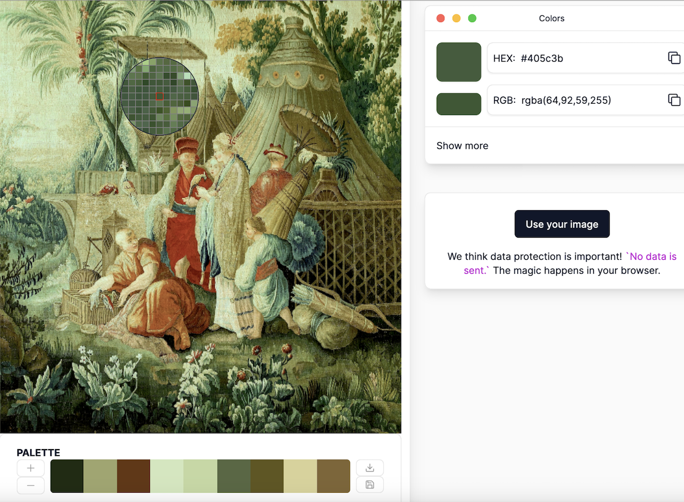 image color picker free hex code generator