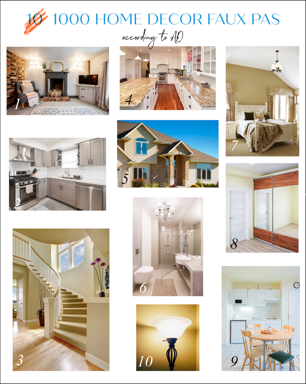 10 Home Decor Faux Pas According to AD