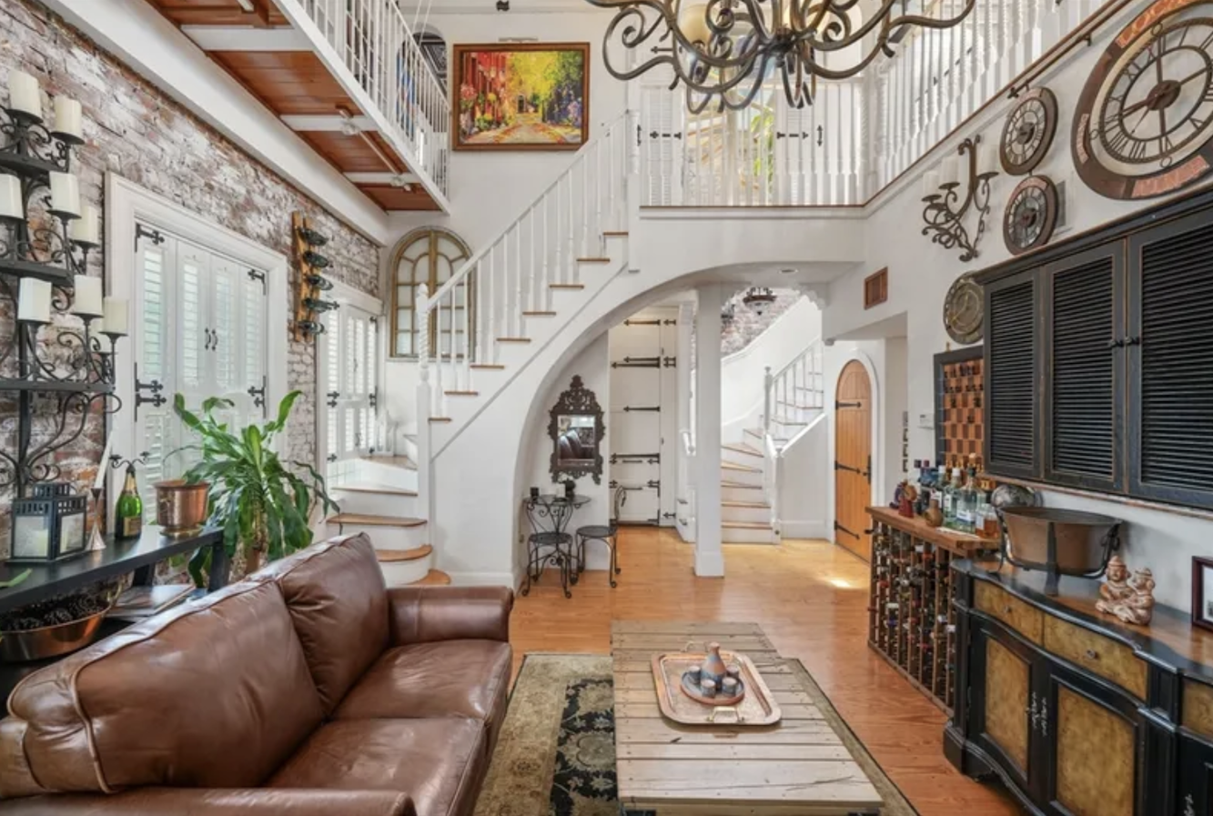 49 Grove St penthouse living room