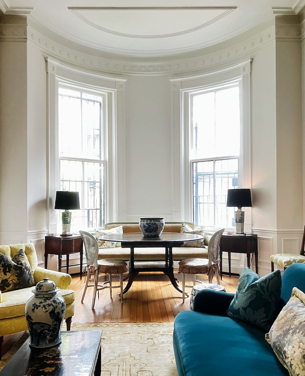 Englishman's Birdcage Base dining table - My living room May 2025