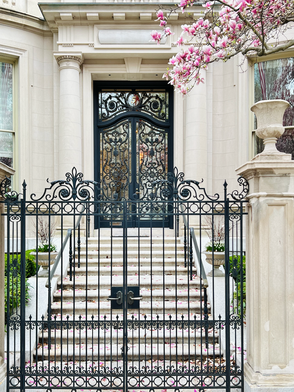 exquisite iron door 5 Commonwealth Ave