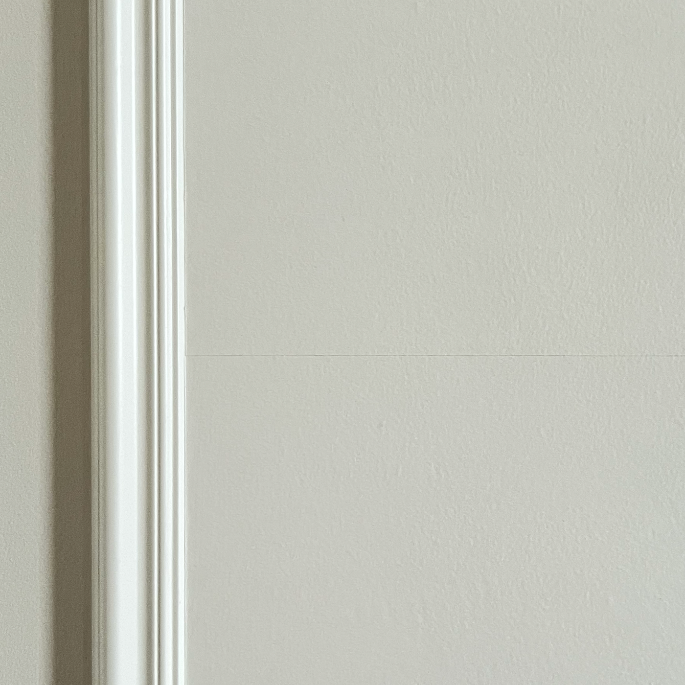 barely visible seam lining paper
