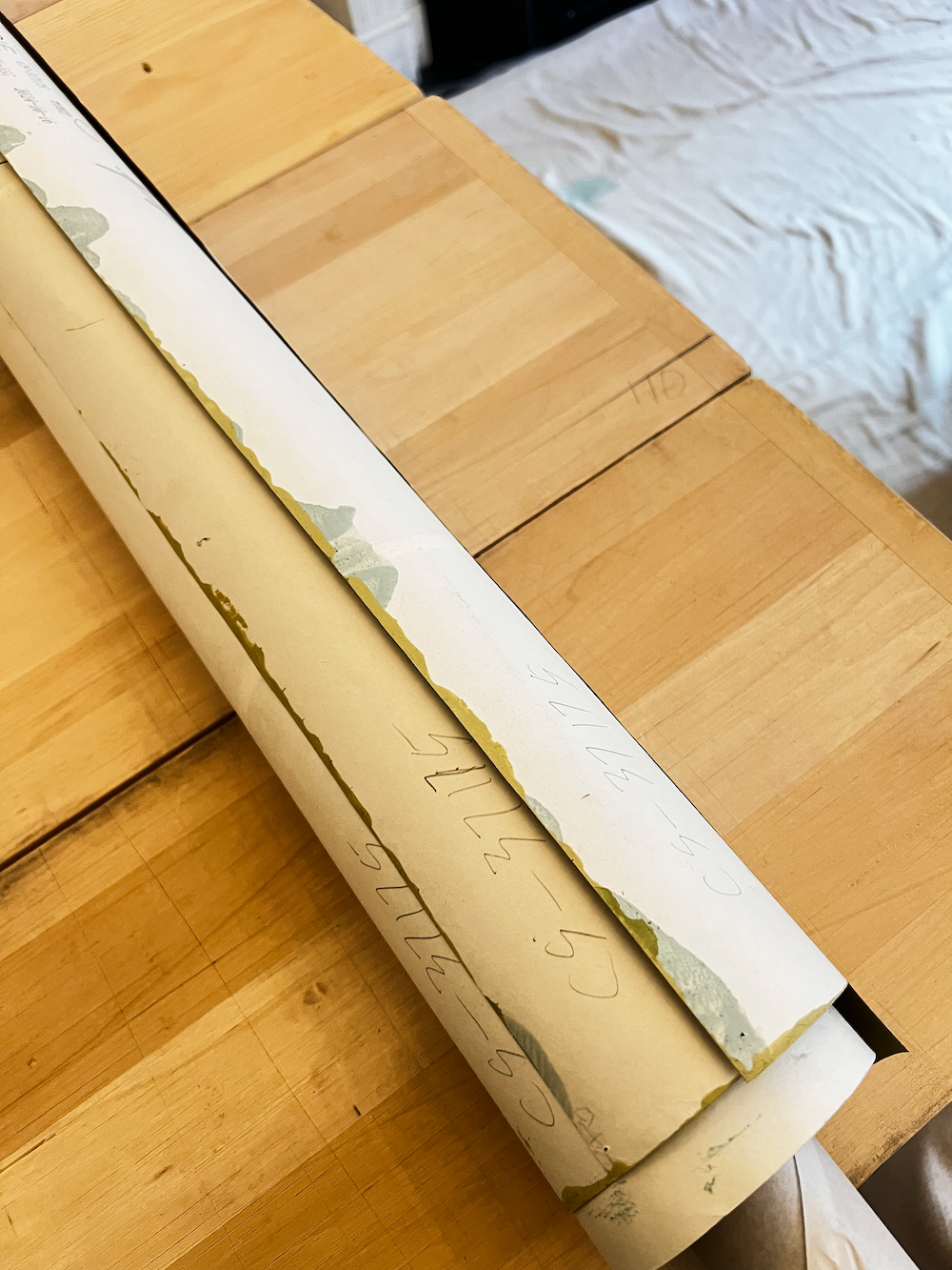 handpainted wallpaper by Gracie