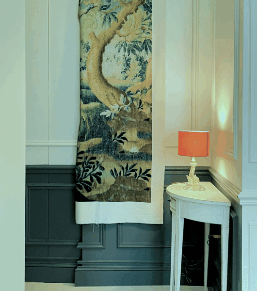 Entry - June 10, 2025, Romantic English tapestry before installation