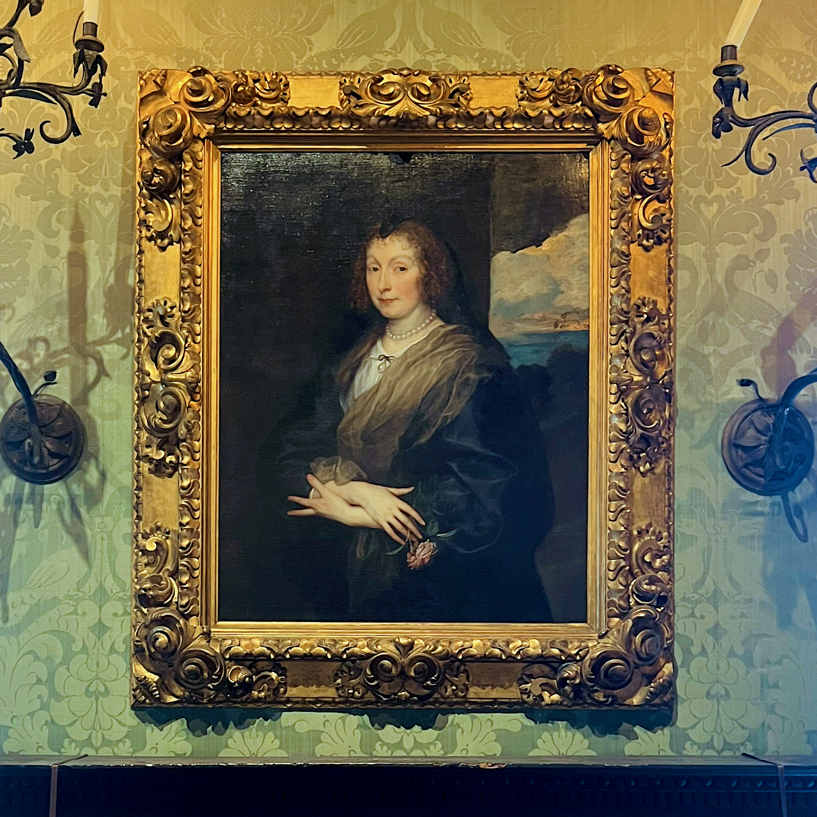painting Isabella Stewart Gardner Museum Woman with a rose