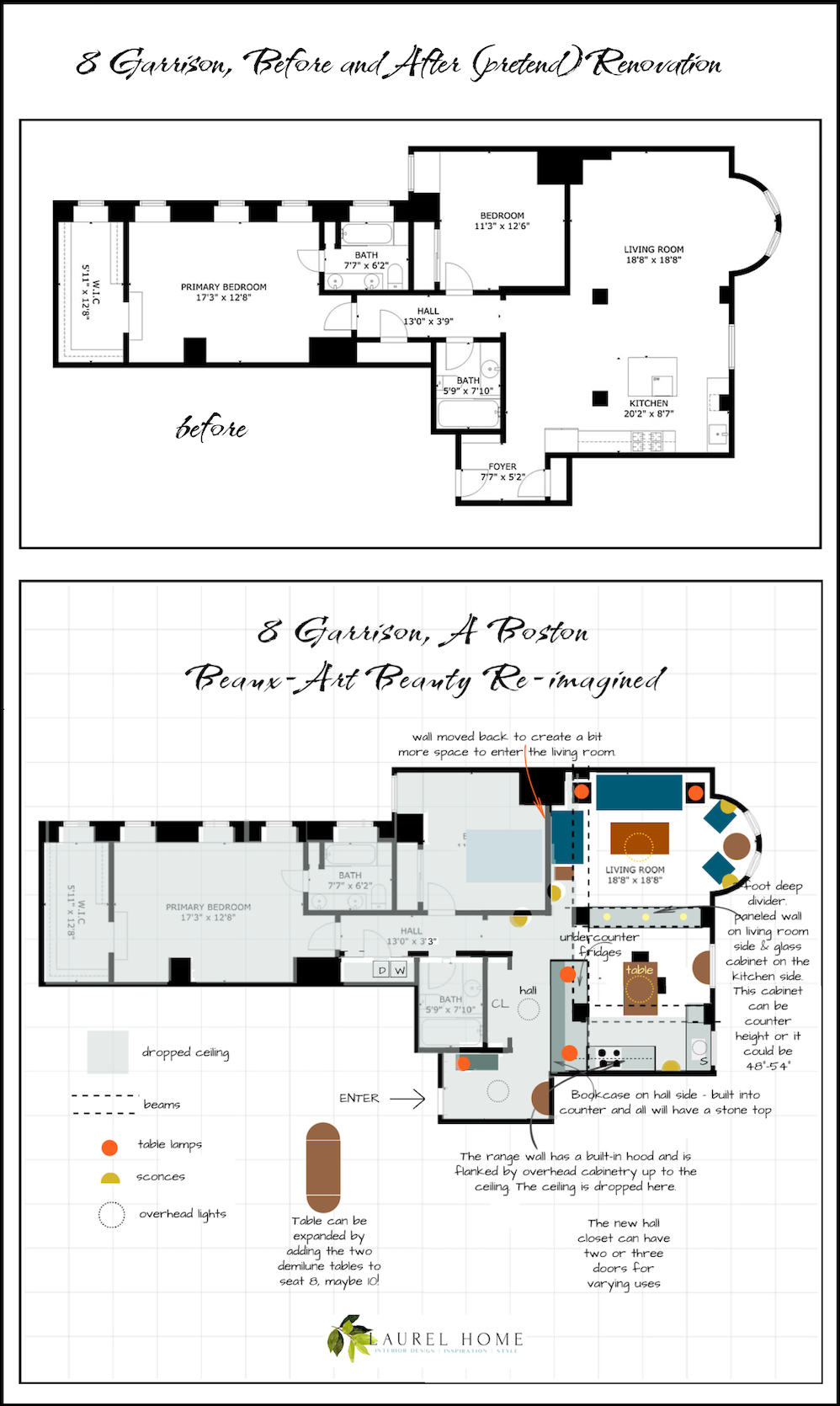 8 Garrison before and after