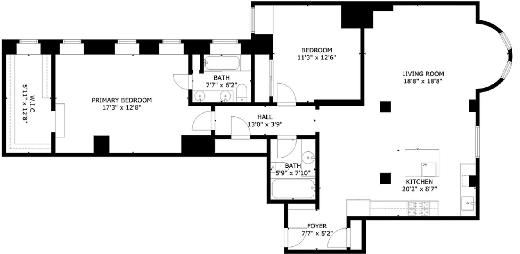 8 Garrison floor plan