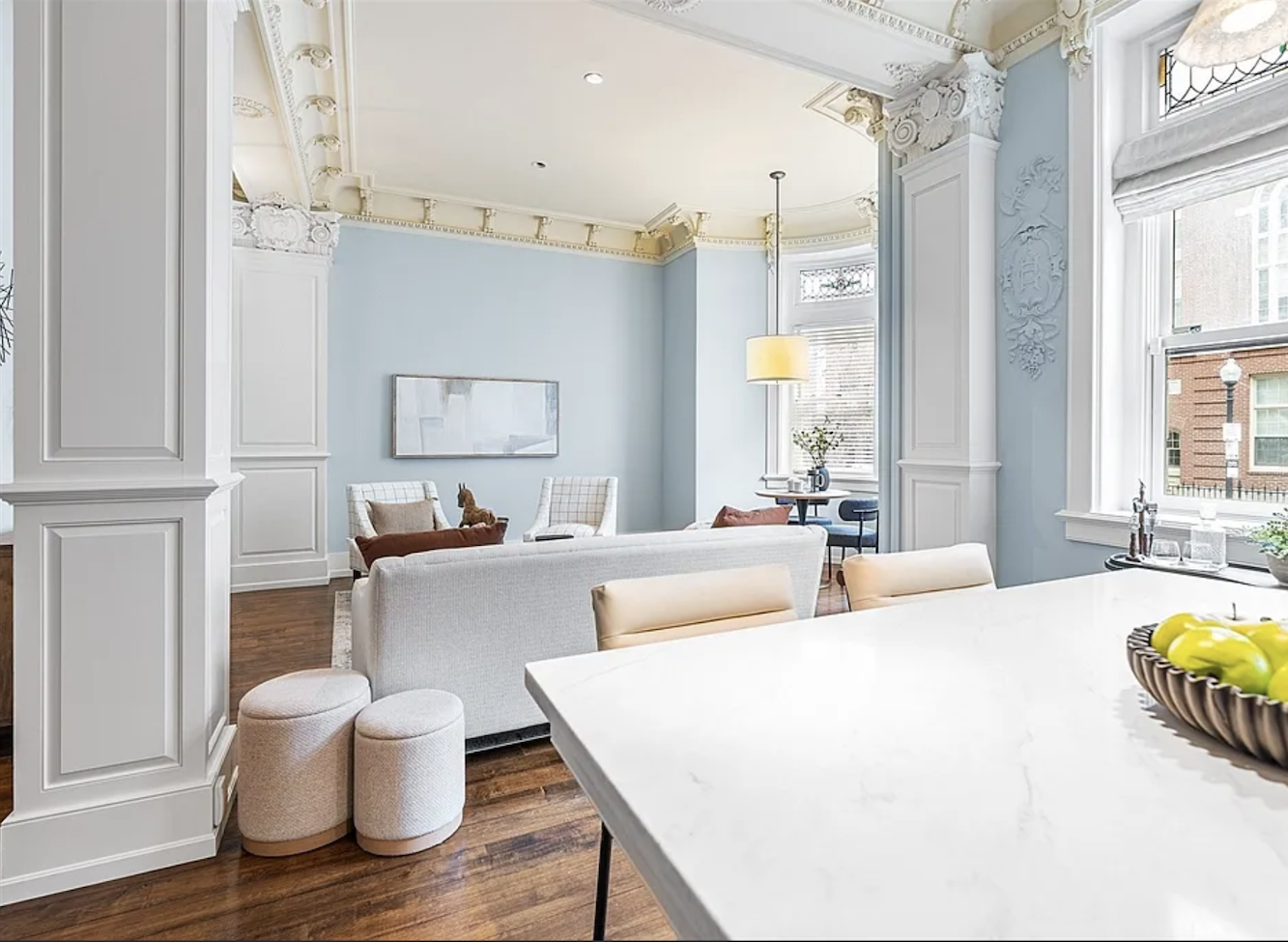 Beaux-Arts Living Room - 8 Garrison