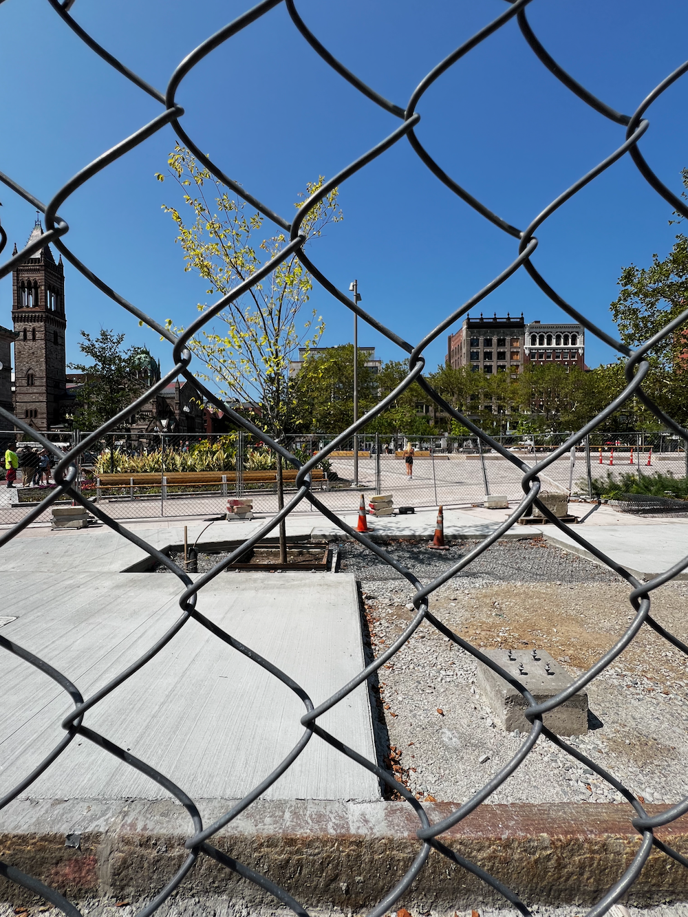 Chain link splendor Copley Square