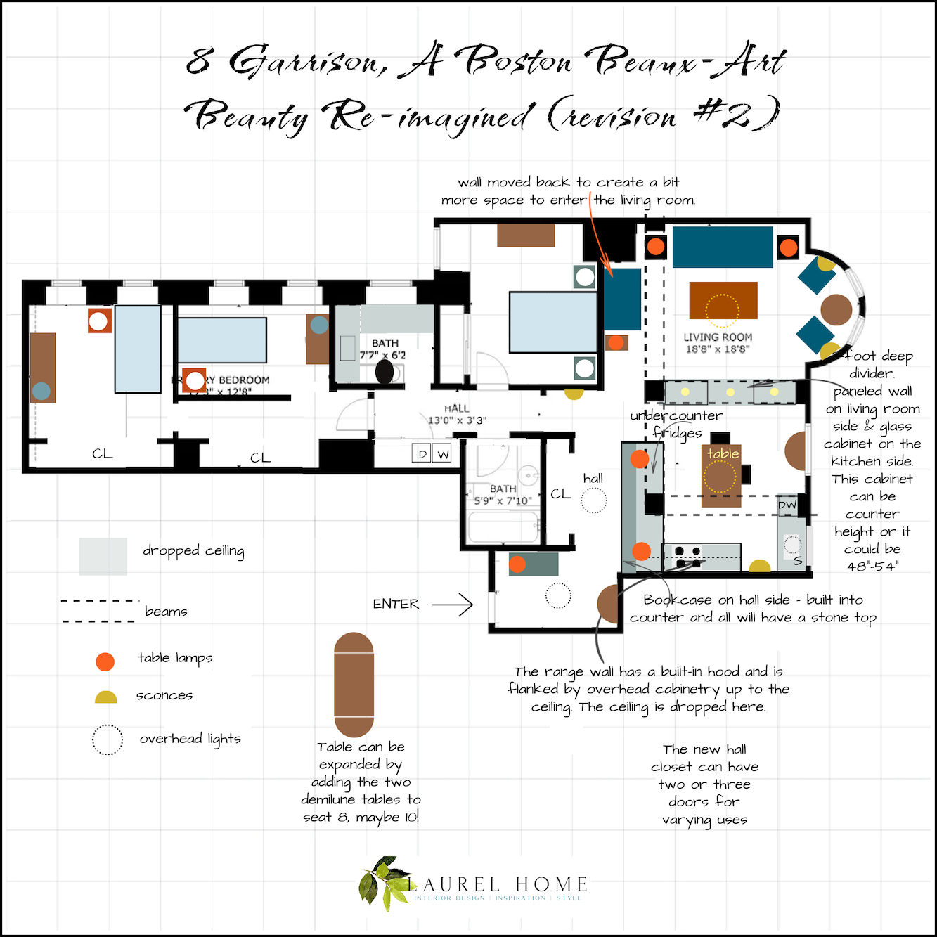 Garrison St Condo floor plan reimagined revision #2