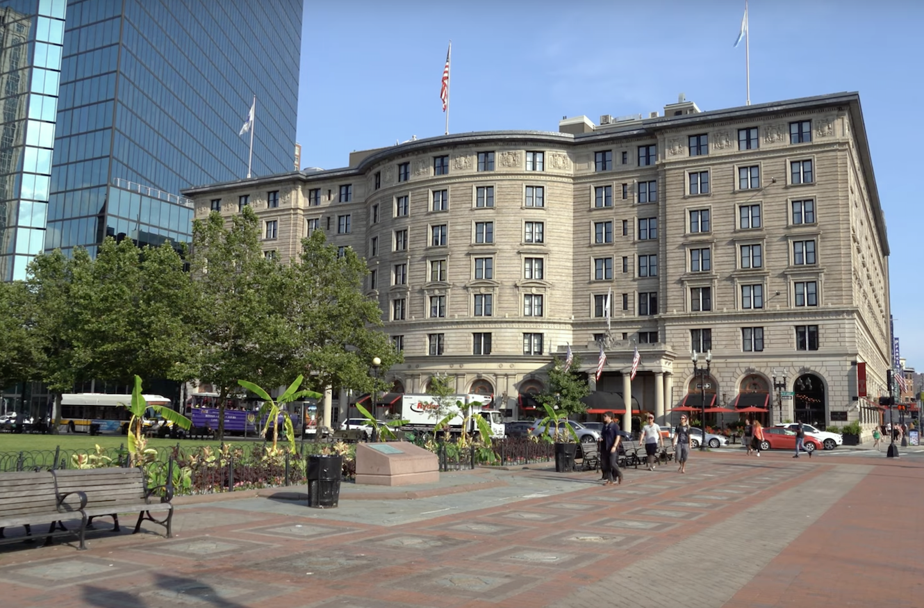 old Copley Square and Fairmont Hotel