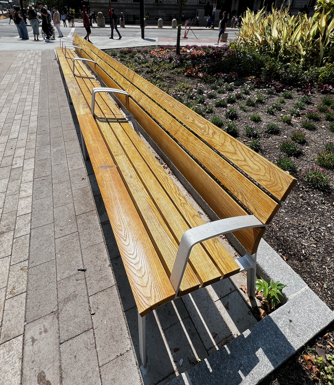 the ugliest bench ever