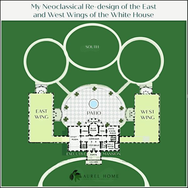 sign of the White House East & West Wings